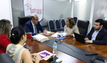 Leblanc se reunió con la coordinadora residente de las Naciones Unidas en Panamá, Ana Patricia Graça, y su equipo de trabajo.