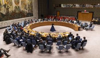 Vista general de una reunión del Consejo de Seguridad de las Naciones Unidas en una foto de archivo.