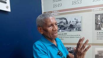 Héctor Ávila, líder comunitario del barrio El Chorrillo.