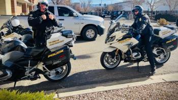 Agentes de la Policía de Grand Junction, en Colorado, Estados Unidos.