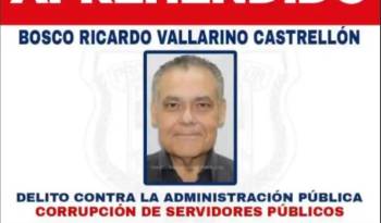 Vallarino se encontraba prófugo de la justicia.