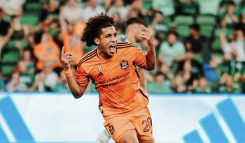 Adalberto Carrasquilla celebrando su gol ante el Austin FC.