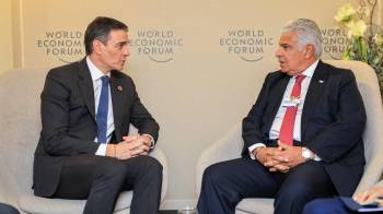 Sánchez y Mulino asisten al Foro Económico Mundial, el cual concluye este 24 de enero en Davos.