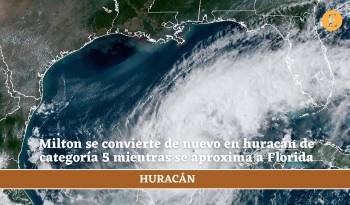 Milton se convierte de nuevo en huracán de categoría 5 mientras se aproxima a Florida