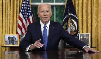 En el discurso, que duró 11 minutos, Biden dijo que Estados Unidos está en un ‘punto de inflexión’.