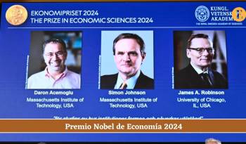 Daron Acemoglu, Simon Johnson y James Robinson, Premio Nobel de Economía 2024