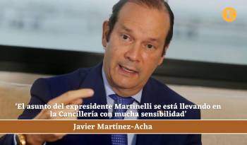 Javier Martínez-Acha: ‘El asunto del expresidente Martinelli se está llevando en la Cancillería con mucha sensibilidad’