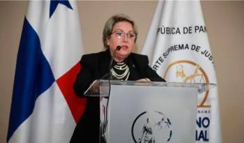 Magistrada María Eugenia López Arias, presidenta de la Corte Suprema de Justicia.