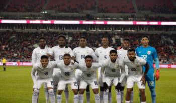 El once titular de Panamá que jugó frente a Canadá.