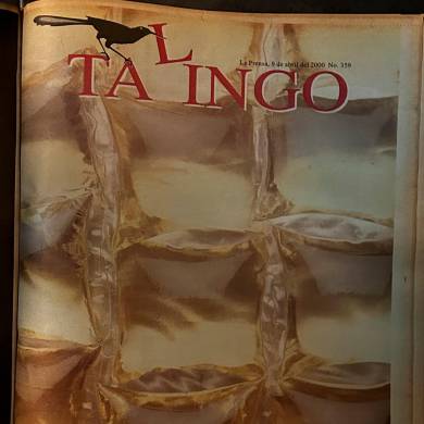 Revista Talingo, portada ‘pabitos’.