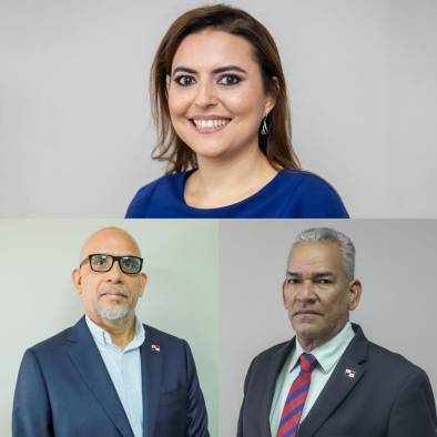 De izq. a der.: Alberto Ostía Pérez, Candice Herrera y Hamed Tuñón.