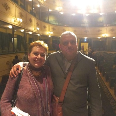 Carmen Nozal y Salazar en el Teatro Liceo Salamanca.
