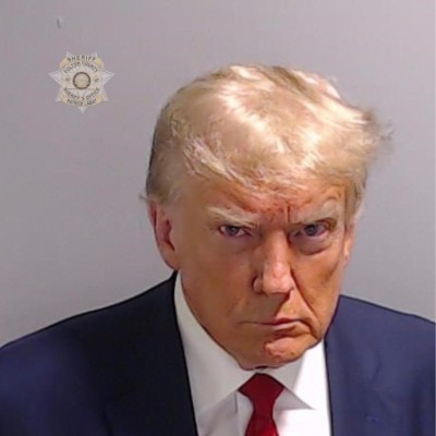 Una foto entregada por la Oficina del Sheriff del Condado de Fulton del expresidente Donald Trump, este 24 de agosto de 2023.