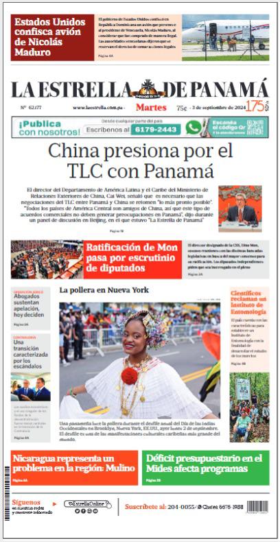 Portada del impreso del 3 de septiembre de 2024