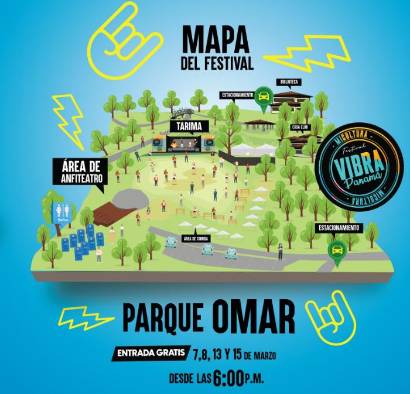 Vibra Panamá se desarrolló el 7, 8 y 13 de marzo, y cerrará hoy sábado 15 con la presentación de Boza y otros artistas.