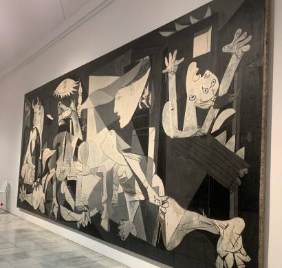 El Guernica de Pablo Picasso, en el Museo Reina Sofía.