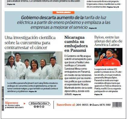 Portada del impreso del 27 de diciembre de 2024