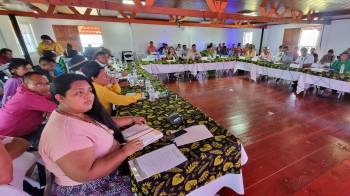 La reunión del Consejo Nacional de Desarrollo Integral de los Pueblos Indígenas (Condipi), se realizó en la Comarca Guna Yala.