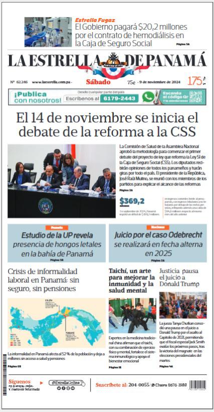 Portada del impreso del 9 de noviembre de 2024