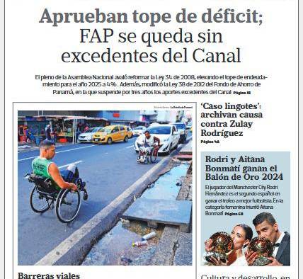 Portada del impreso del 29 de octubre de 2024