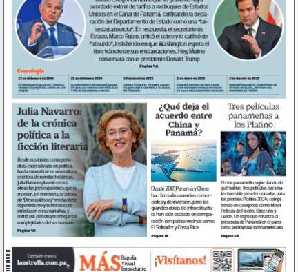 Portada del impreso del 7 de febrero de 2025