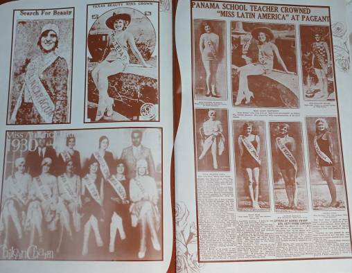 Concursantes del Miss América Latina 1930.