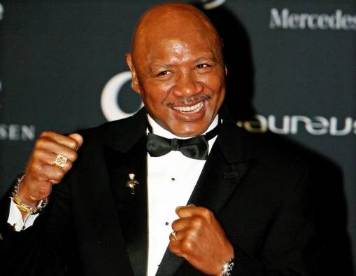 Fotografía tomada en febrero de 2011 en la que se registró al exboxeador estadounidense Marvin Hagler, en Abu Dhabi. |