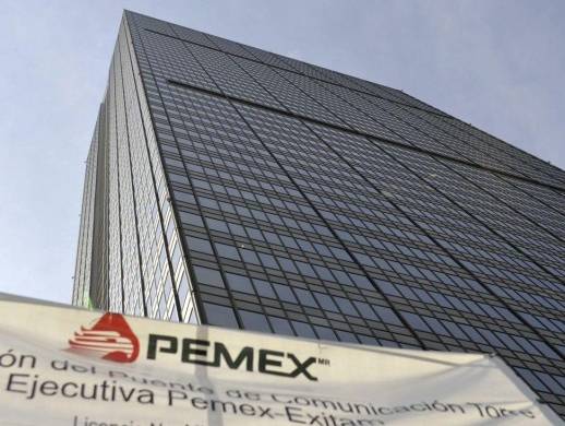 Vista de la Torre Corporativa de Petróleos Mexicanos (PEMEX), ubicada en Ciudad de México. Imagen de archivo.