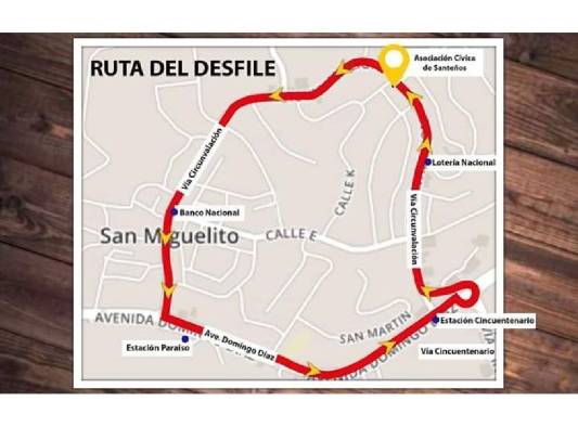 El desfile iniciará a las 10:00 a.m. y el acto protocolar desde las 9:00 a.m.