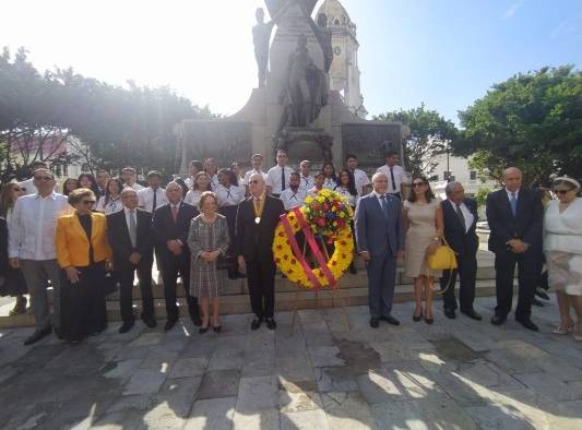 En el evento se llevó a cabo un acto protocolar, con las palabras del gobernador de la provincia de Coclé, Julio Palacios Sambrano.