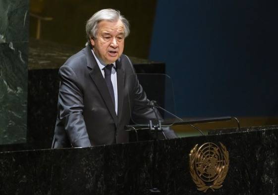 António Guterres, secretario general de Naciones Unidas.