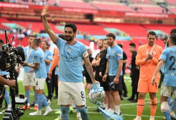 Ilkay Gündogan, jugador de fútbol profesional alemán de origen turco. Imagen de archivo.