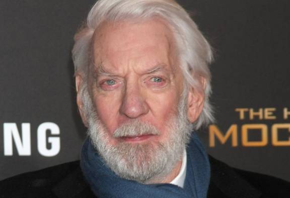 Donald Sutherland en el estreno de ‘Los juegos del hambre: Sinsajo Parte 2’.