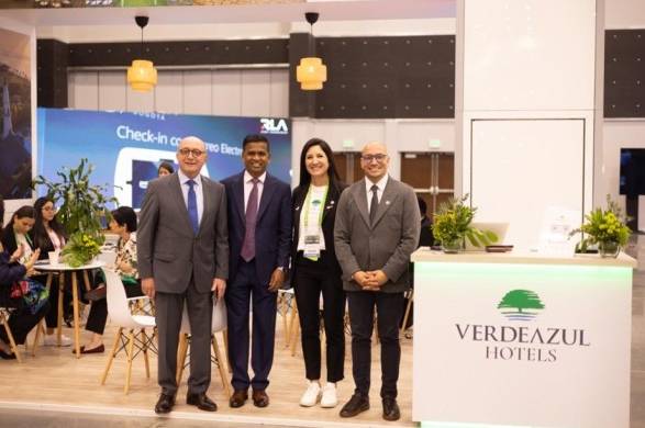 ‘En Fiexpo la exhibición de VerdeAzul Hotels se destacó por su enfoque sustentable, basado en prácticas innovadoras’, destacó la cadena.