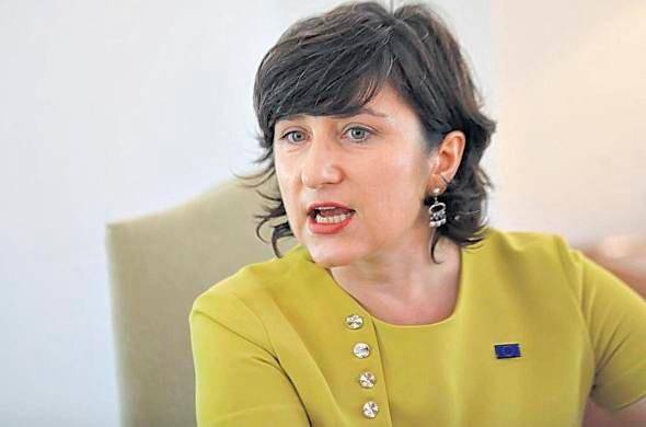 La embajadora de la Unión Europea en Panamá, Izabela Matusz.