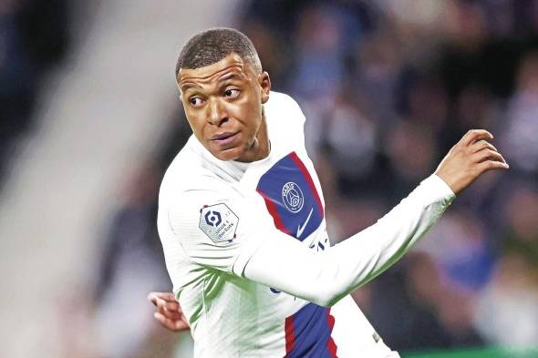 El jugador francés Kylian Mbappé.