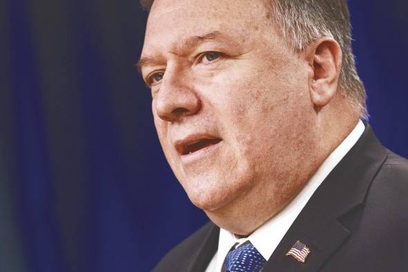 En la imagen, el secretario de Estado de EE.UU., Mike Pompeo.