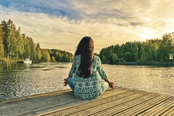 La meditación es una gran forma de calmarse y entrenar la paciencia.