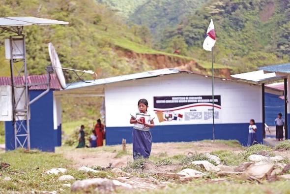 La comunidad de Quebrada Hacha, en la comarca Ngäbe Buglé, se encuentra a poco más de una hora de camino desde la carretera más cercana.