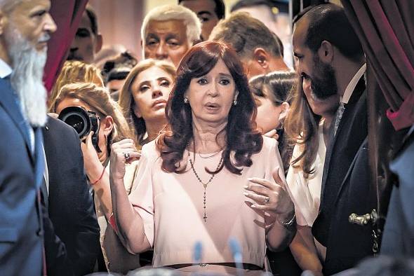 La vicepresidenta de Argentina Cristina Fernández de Kirchner, en una fotografía de archivo.