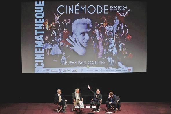 Rueda de prensa para presentar la exposición 'Cinemode de Jean-Paul Gaultier'.