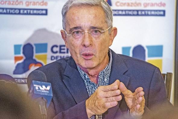 El expresidente de Colombia, Álvaro Uribe Vélez