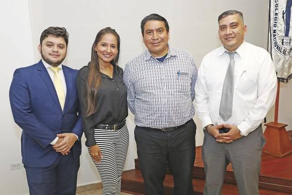 Guillermo Rojas, Rina Ríos, Roberto B. Cire y Roderick Méndez