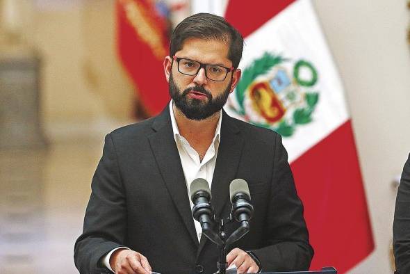 El presidente de Chile, Gabriel Boric