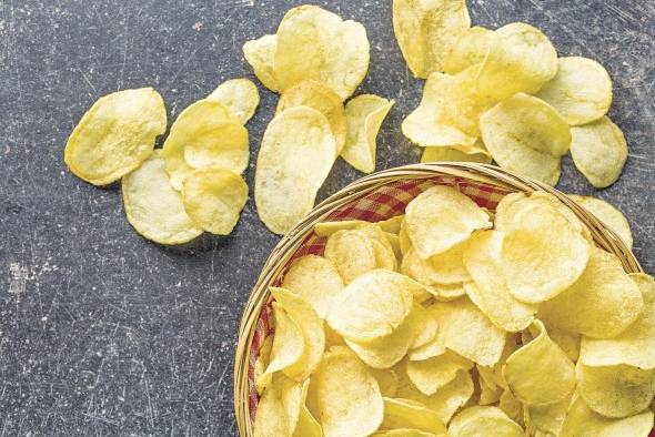 Las Saratoga Chips dieron origen a las papas de bolsa.