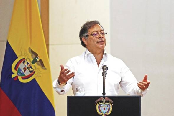 El presidente de Colombia, Gustavo Petro