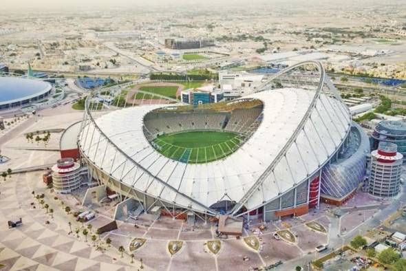 Vista del estadio Al Janoub en Al Wakrah, Catar