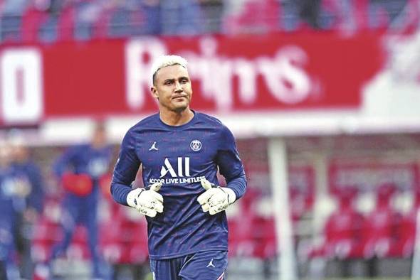 Keylor Navas en su etapa con el PSG.