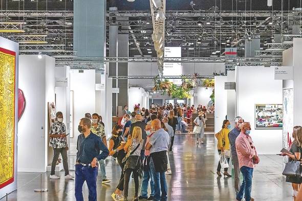 Fotografía de archivo cedida por Art Basel, la feria que puso a Miami en el circuito internacional del arte.