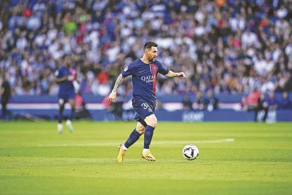 Lionel Messi durante su último partido con el PSG.